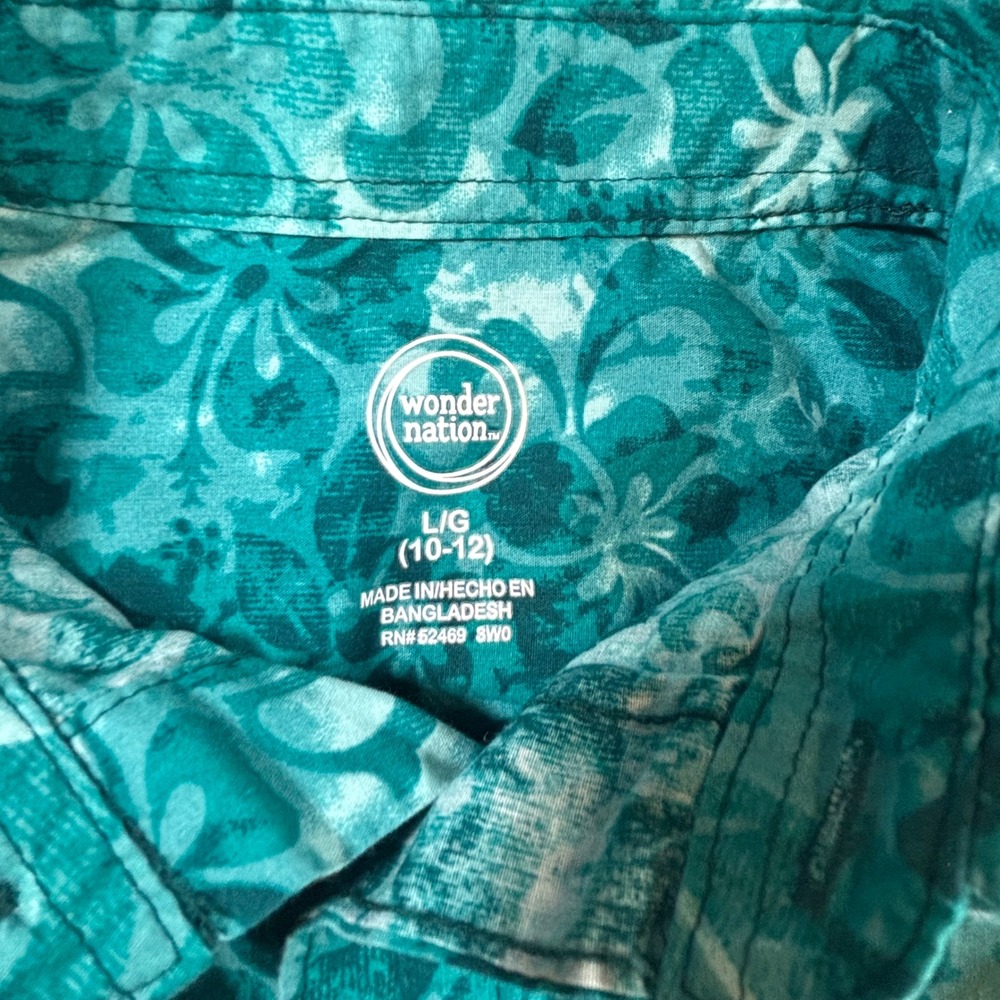 Boys Button Down Shirt Lot 3pc Old Navy Wonder Nation Class Club Size 8 10 12 - Picture 3 of 6